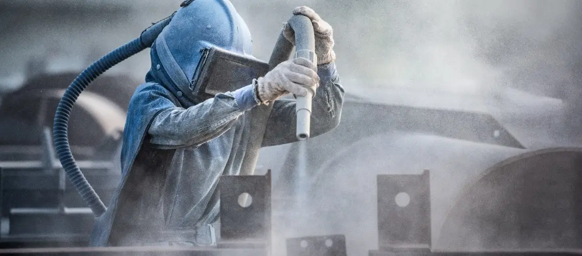 Granallado y pintura